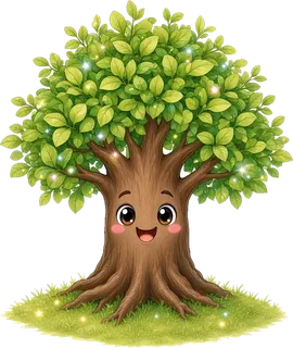 A young leafy tree
