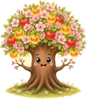 A big tree covered in flowers